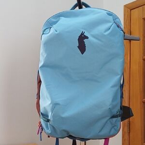 Cotopaxi Allpa 35 L Backpack Travel Pack Del Dia Bag With Rain Shield Cover